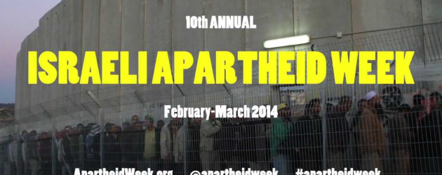 Inauguracja Tygodnia Izraelskiego Apartheidu 2014