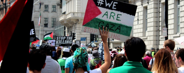 Demonstracja solidarności ze Strefą Gazy – Londyn 19 lipca