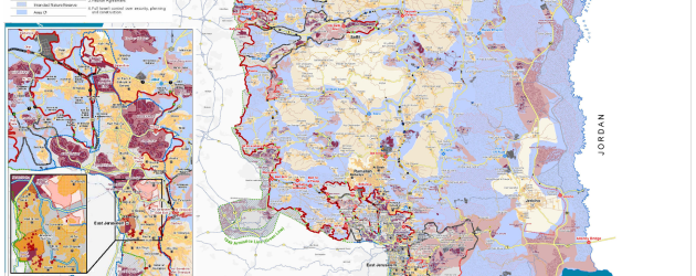 Restrykcje w przemieszczaniu na Zachodnim Brzegu – Mapa OCHA – Wrzesień 2014