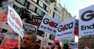 Demonstracja solidarności ze Strefą Gazy – Londyn 9 sierpnia