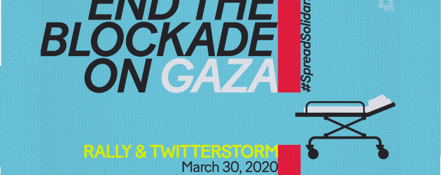 Dzień Ziemi 2020 – Apel o zniesienie blokady Strefy Gazy!